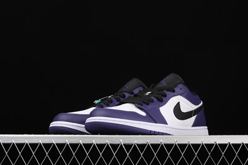 All Categories Air Jordan Jordan Series Basketball Shoes Air Jordan 1 Low New Version Air Jordan 1 Low AJ1 Joe 1 Low Top Leather Grape Purple 553558-500